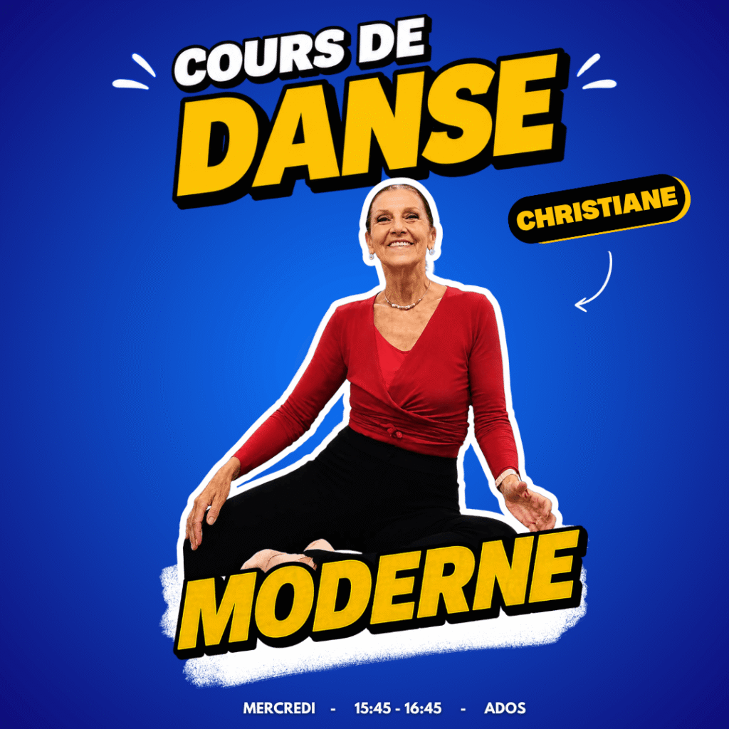 Cours de danse moderne avec Christianne